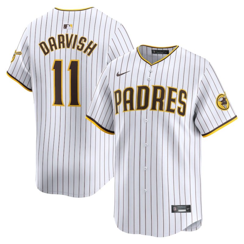 yu darvish 11 san diego padres home limited men jersey white