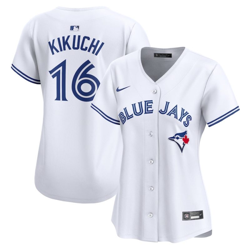 yusei kikuchi 16 toronto blue jays women home limited player jersey white