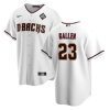 zac gallen 23 arizona diamondbacks 2023 world series men jersey white